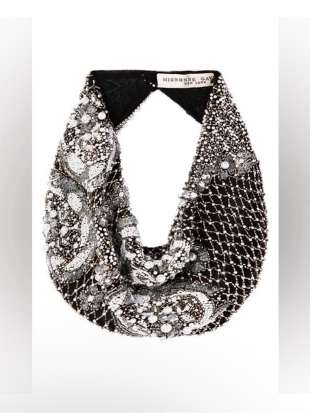 MIGNONNE GAVIGAN Le Charlot Beaded Scarf Necklace - Picture 2 of 9